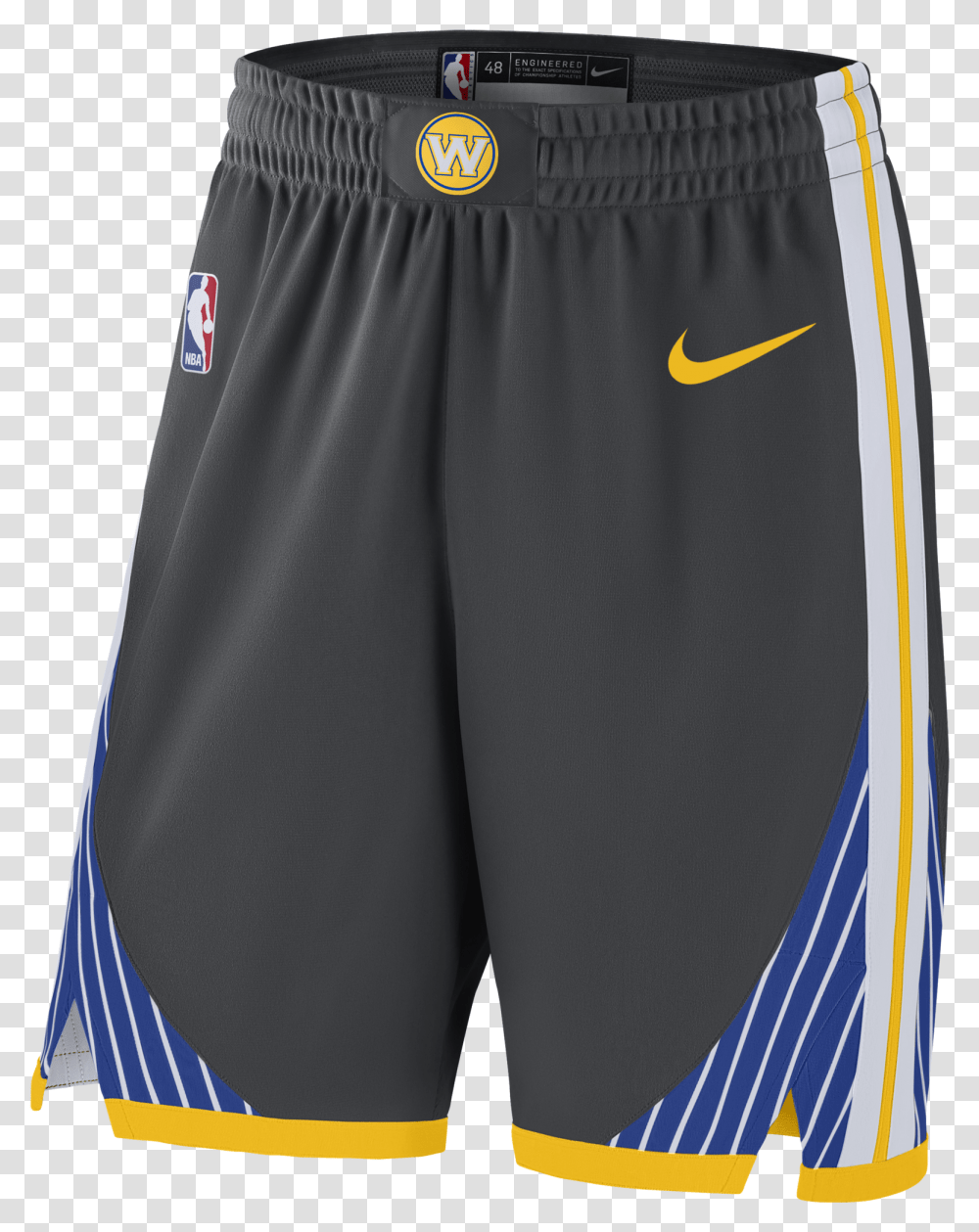 Nike Nba Golden State Warriors Gsw Authentic Shorts Warriors Short Jersey Authentic, Clothing, Apparel Transparent Png