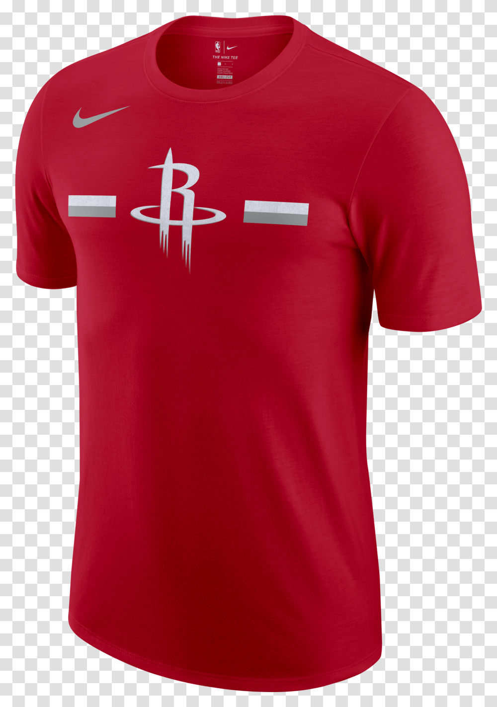 Nike Nba Houston Rockets Logo Dry Tee Houston Rockets, Clothing, Apparel, Shirt, T-Shirt Transparent Png