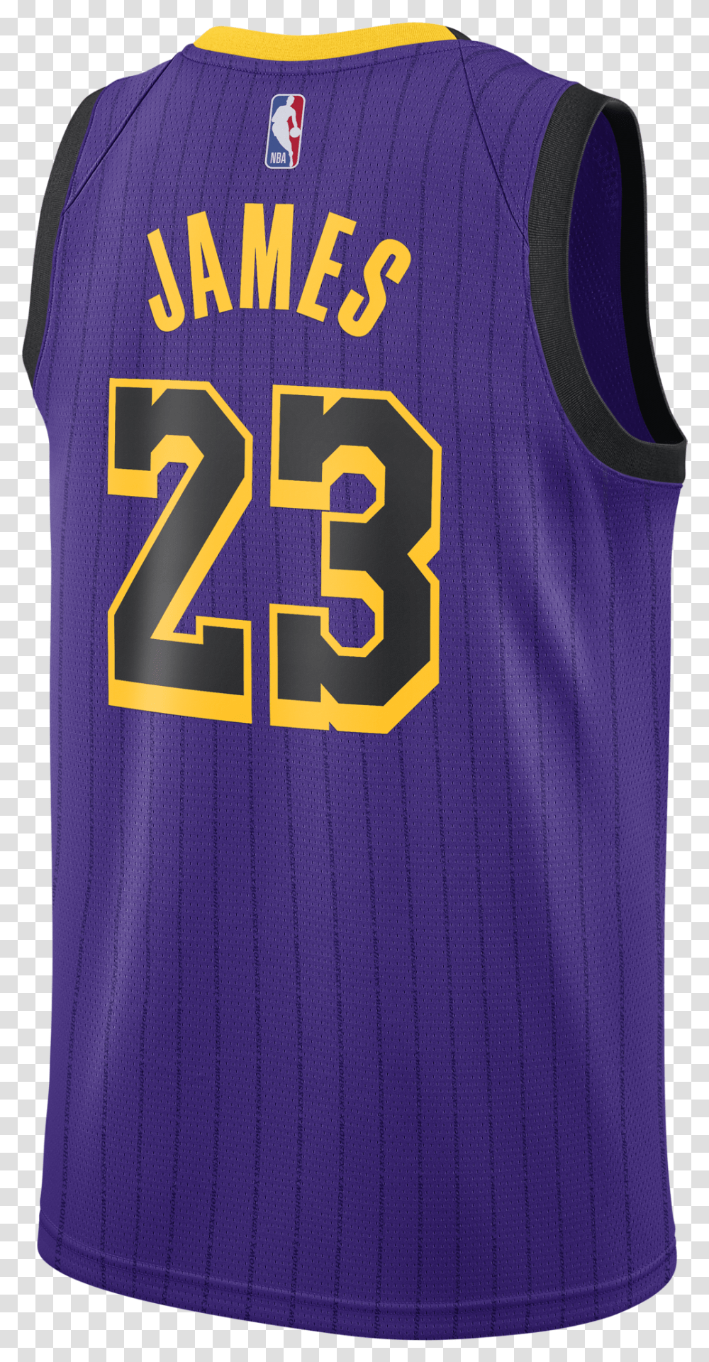 Nike Nba Los Angeles Lakers Lebron Lakers Purple And Black Jersey, Clothing, Apparel, Number, Symbol Transparent Png
