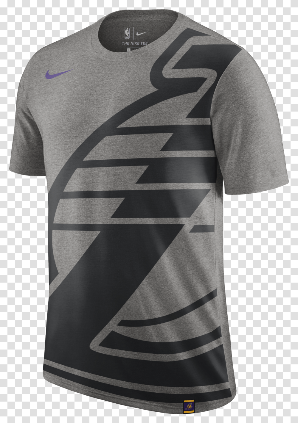 Nike Nba Los Angeles Lakers Logo Tee Los Angeles Lakers, Clothing, Apparel, Sleeve, T-Shirt Transparent Png