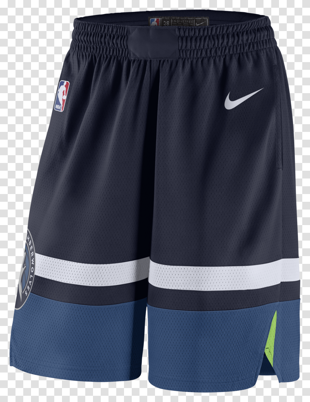 Nike Nba Minnesota Timberwolves Minnesota Timberwolves Shorts, Clothing, Apparel Transparent Png