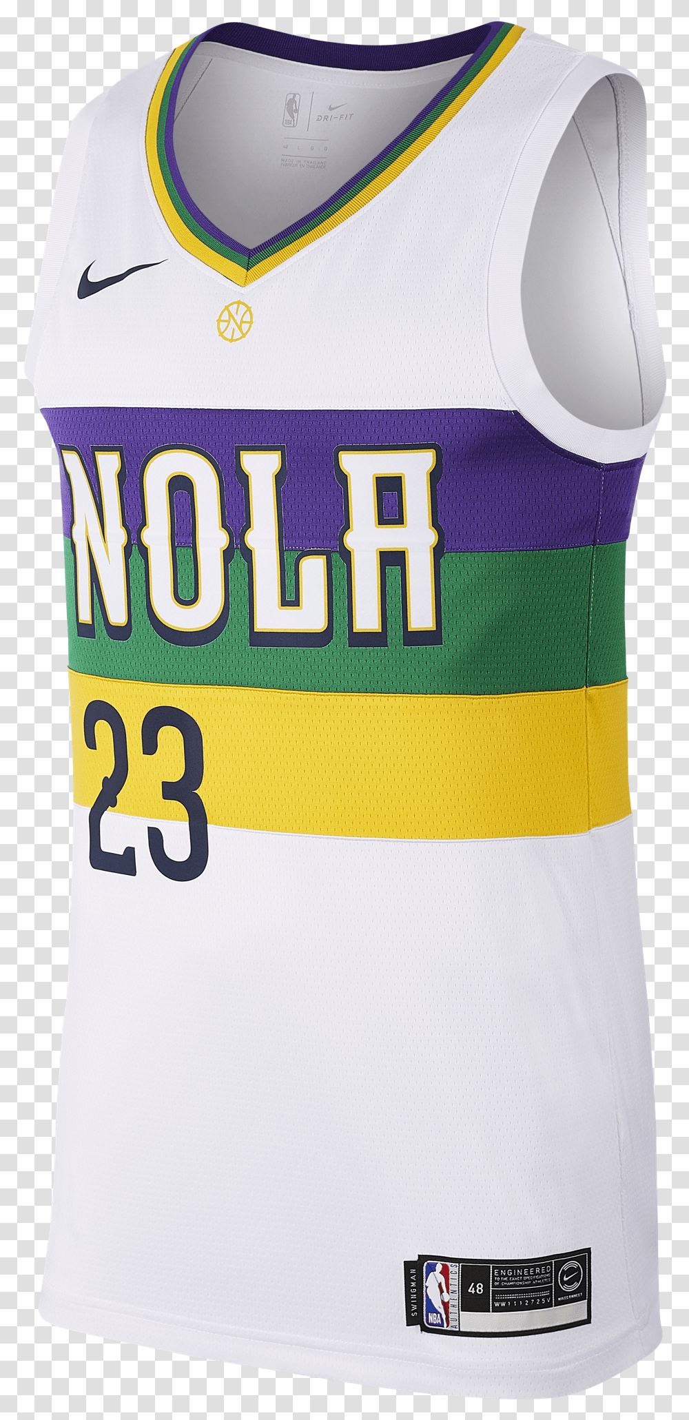 Nike Nba New Orleans Pelicans Anthony Davis Swingman Anthony Davis Nola City Edition, Shirt, Beverage Transparent Png