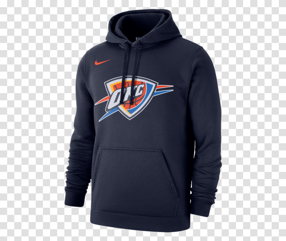 Nike Nba Oklahoma City Thunder Club Logo Fleece Pullover Brooklyn Nets Biggie Hoodie, Clothing, Apparel, Sweatshirt, Sweater Transparent Png