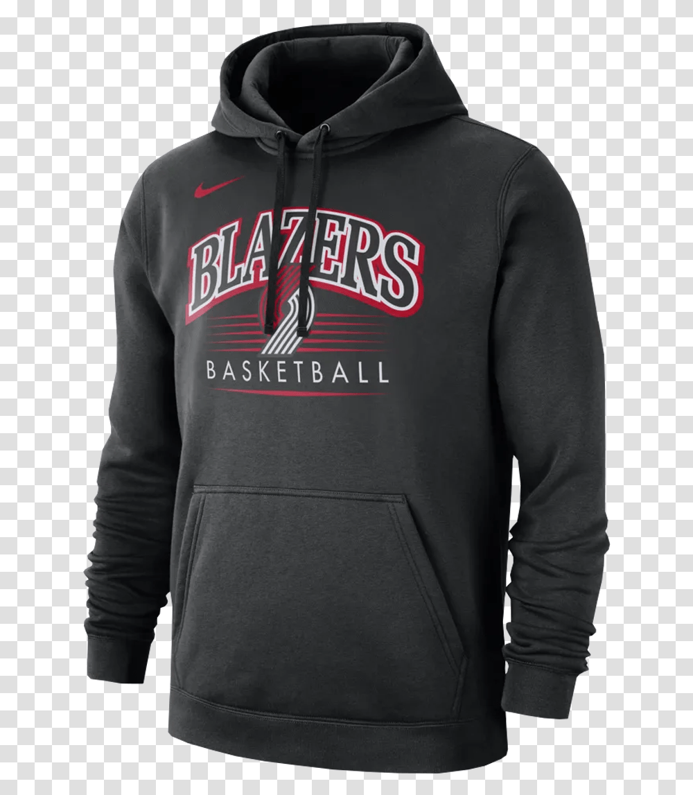 Nike Nba Portland Trail Blazers Crest Hoody Missing My Mechanic, Clothing, Apparel, Sweatshirt, Sweater Transparent Png