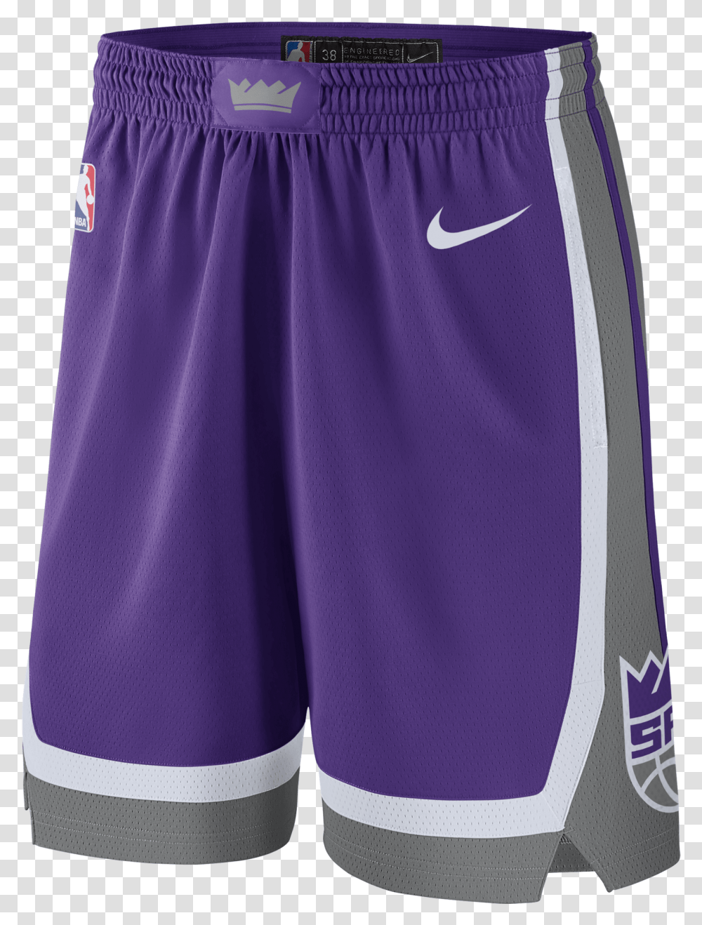 Nike Nba Sacramento Kings Swingman Road Shorts Sacramento Kings Shorts, Apparel, Skirt Transparent Png