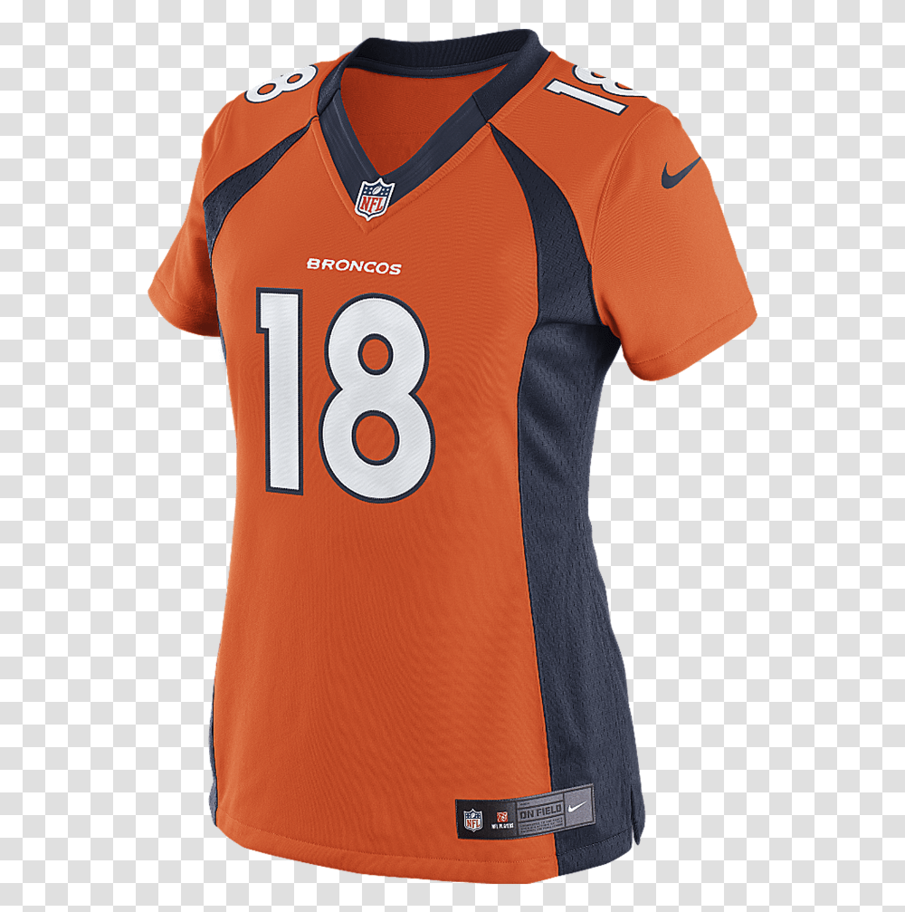 Nike Nfl Denver Broncos Women's Football Home Limited Jersey For Women Design, Apparel, Shirt Transparent Png