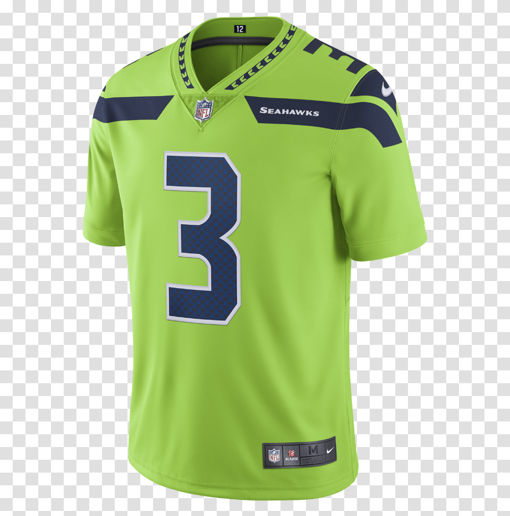 Nike Nfl Seattle Seahawks Color Rush Limited Men's Seattle Seahawks Jersey, Apparel, Shirt Transparent Png