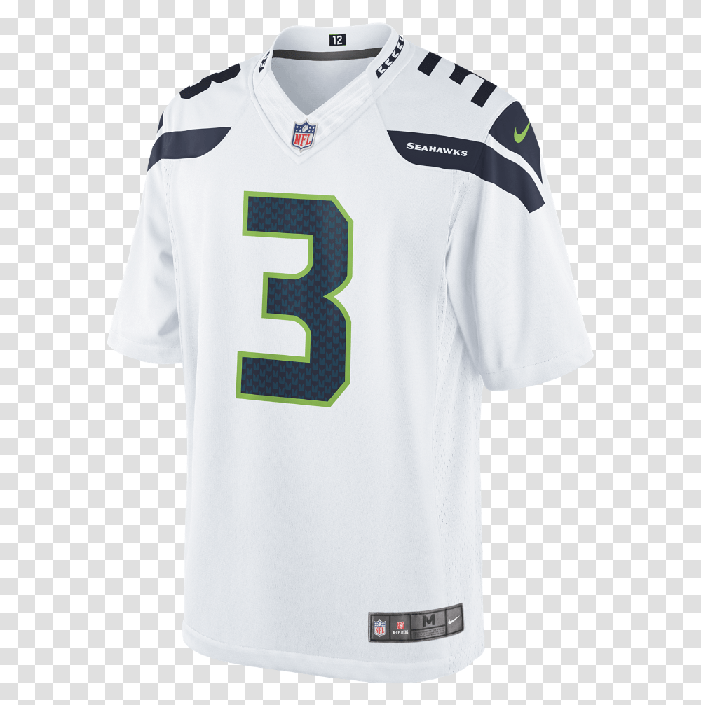 Nike Nfl Seattle Seahawks Menquots Football Away Limited Seattle Seahawks Wilson Jersey, Apparel, Shirt, Number Transparent Png