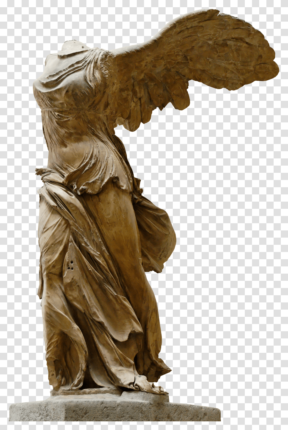 Nike Of Samothrake Louvre Ma2369 N4 Louvre Winged Victory Of Samothrace Transparent Png