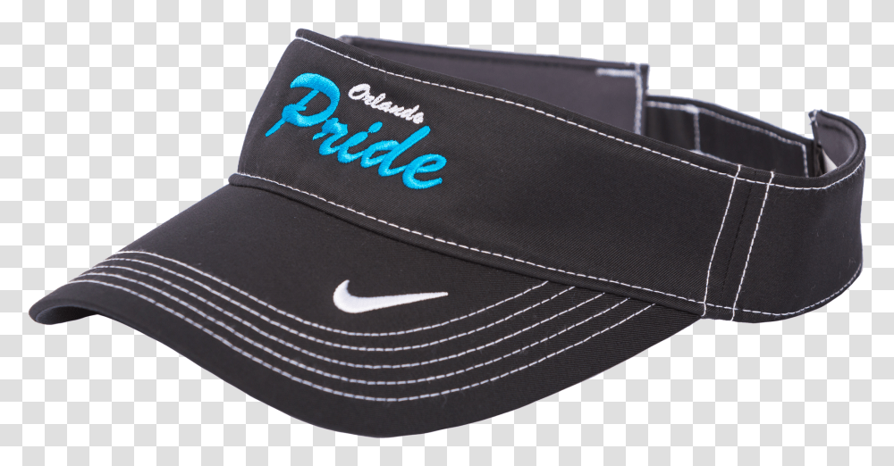 Nike Orlando Pride Wordmark Visor Baseball Cap, Apparel, Hat Transparent Png