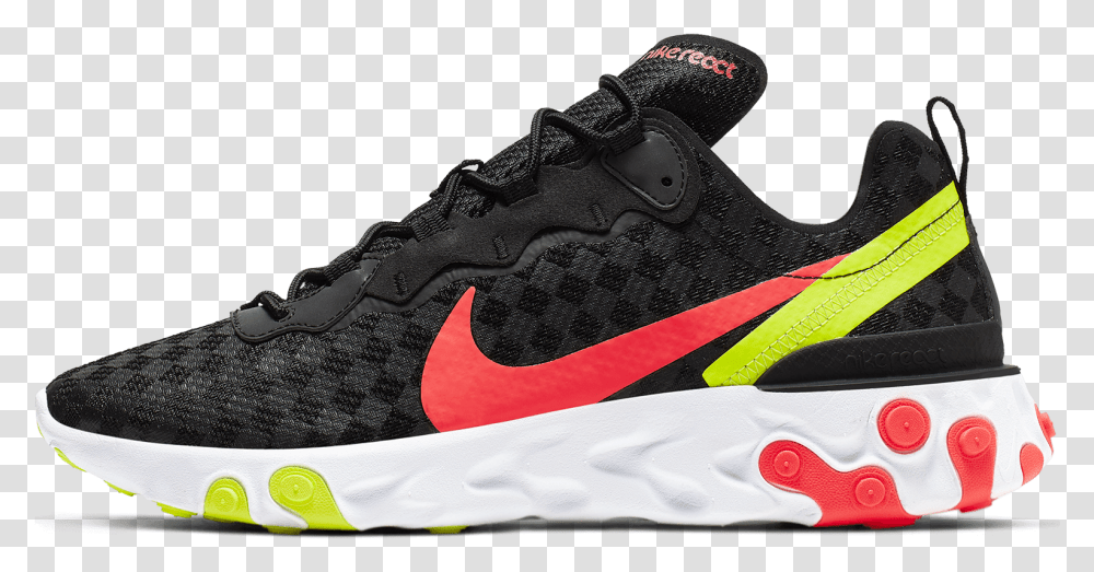 Nike React Element 55 Uk, Shoe, Footwear, Apparel Transparent Png