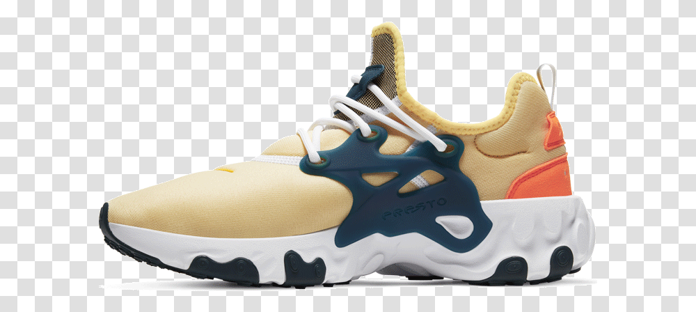 Nike React Presto Lace Up, Shoe, Footwear, Clothing, Apparel Transparent Png