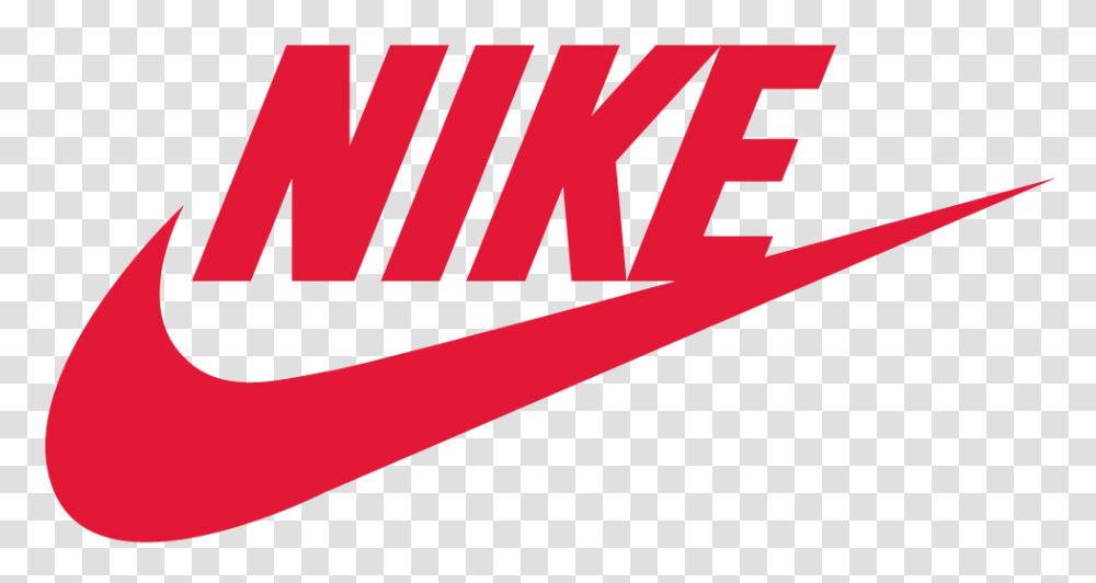 Nike Red, Logo, Label, Word Transparent Png