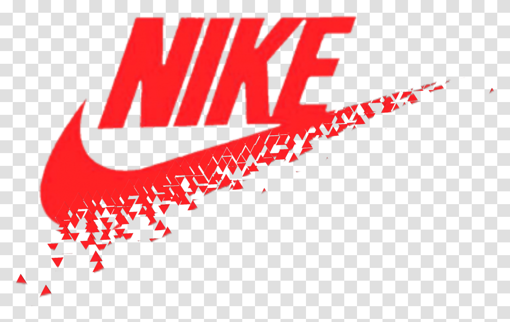 Nike Redfreetoedit Nike Logo Sticker, Alphabet, Hand, Word Transparent Png