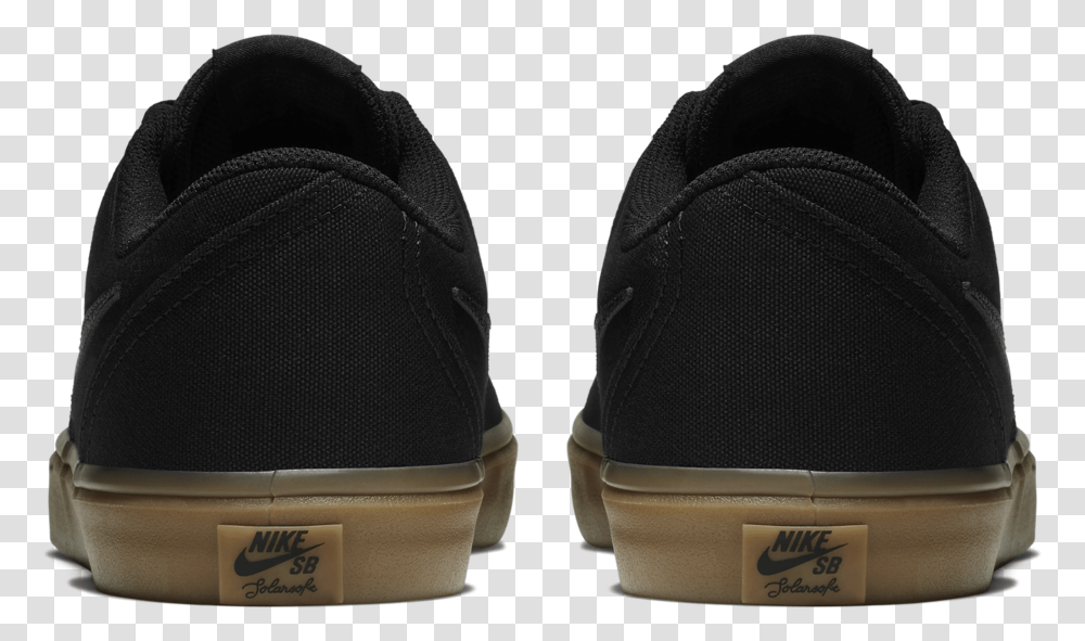 Nike Sb Check Solar Canvas Black, Apparel, Shoe, Footwear Transparent Png