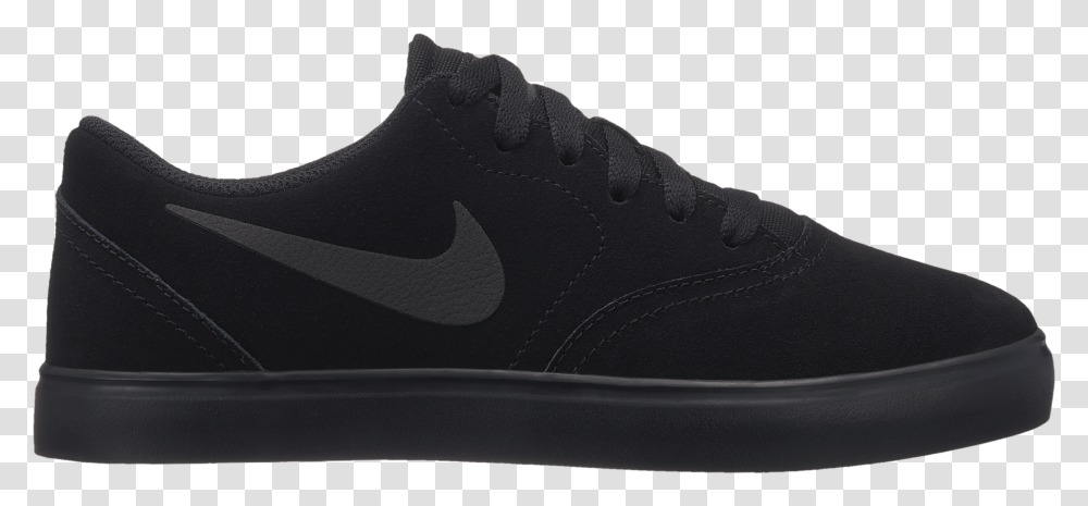 Nike Sb Check Suede Gs Junior Black Air Force 1 Background, Shoe, Footwear, Apparel Transparent Png
