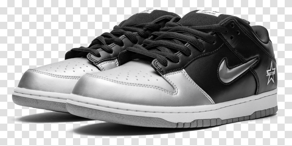 Nike Sb Dunk Low Og Qs Supreme, Shoe, Footwear, Apparel Transparent Png