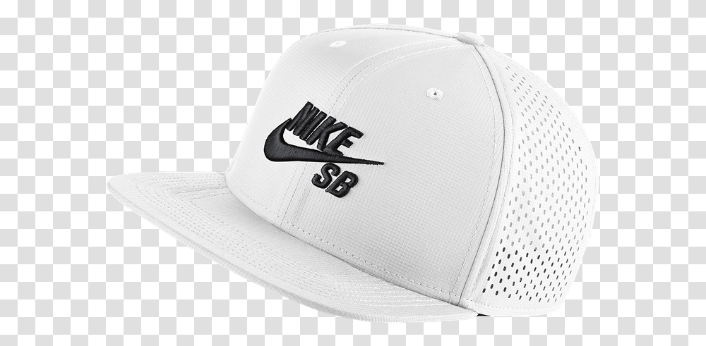 Nike Sb Performance Trucker Hat White Baseball Cap, Apparel, Swimwear, Swimming Cap Transparent Png