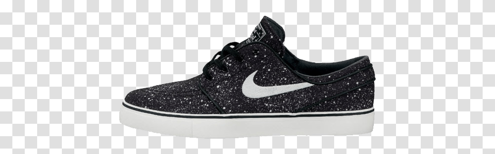 Nike Sb Zoom Stefan Janoski Black Splatter Skate Shoe, Footwear, Clothing, Apparel, Running Shoe Transparent Png