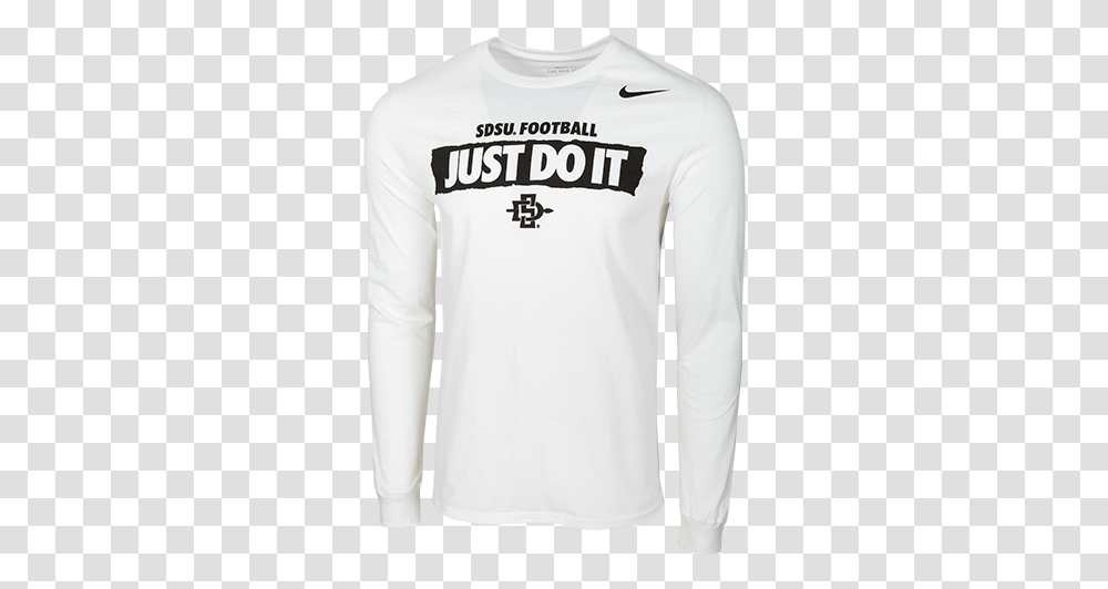 Nike Sdsu Football Long Sleeve Tee San Diego State Aztecs, Clothing, Apparel, Shirt, Sweatshirt Transparent Png
