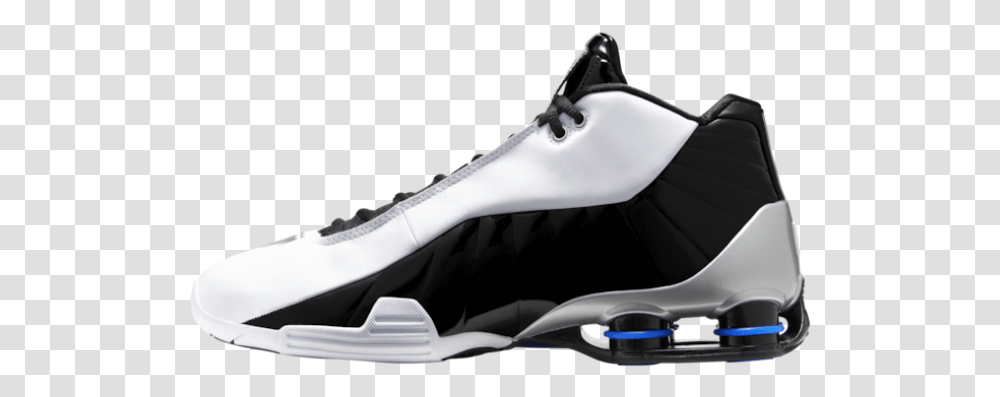 Nike Shox Bb4 Whiteblackblue Mens Basketball Vince Ca Round Toe, Clothing, Apparel, Footwear, Shoe Transparent Png