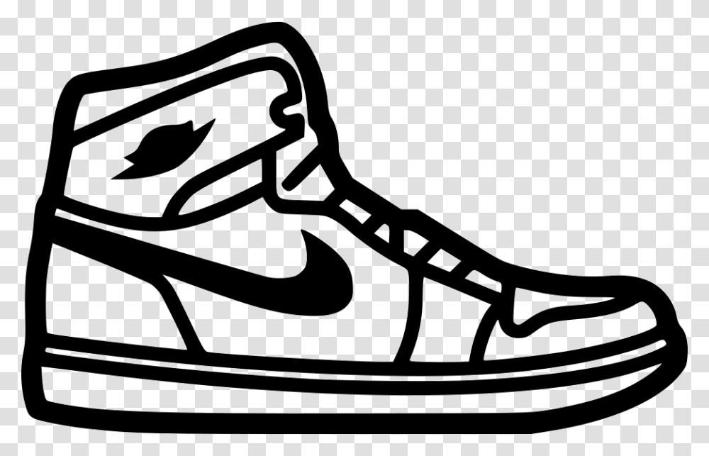 Nike Svg Icon Nike Shoe Icon, Apparel, Footwear, Running Shoe Transparent Png
