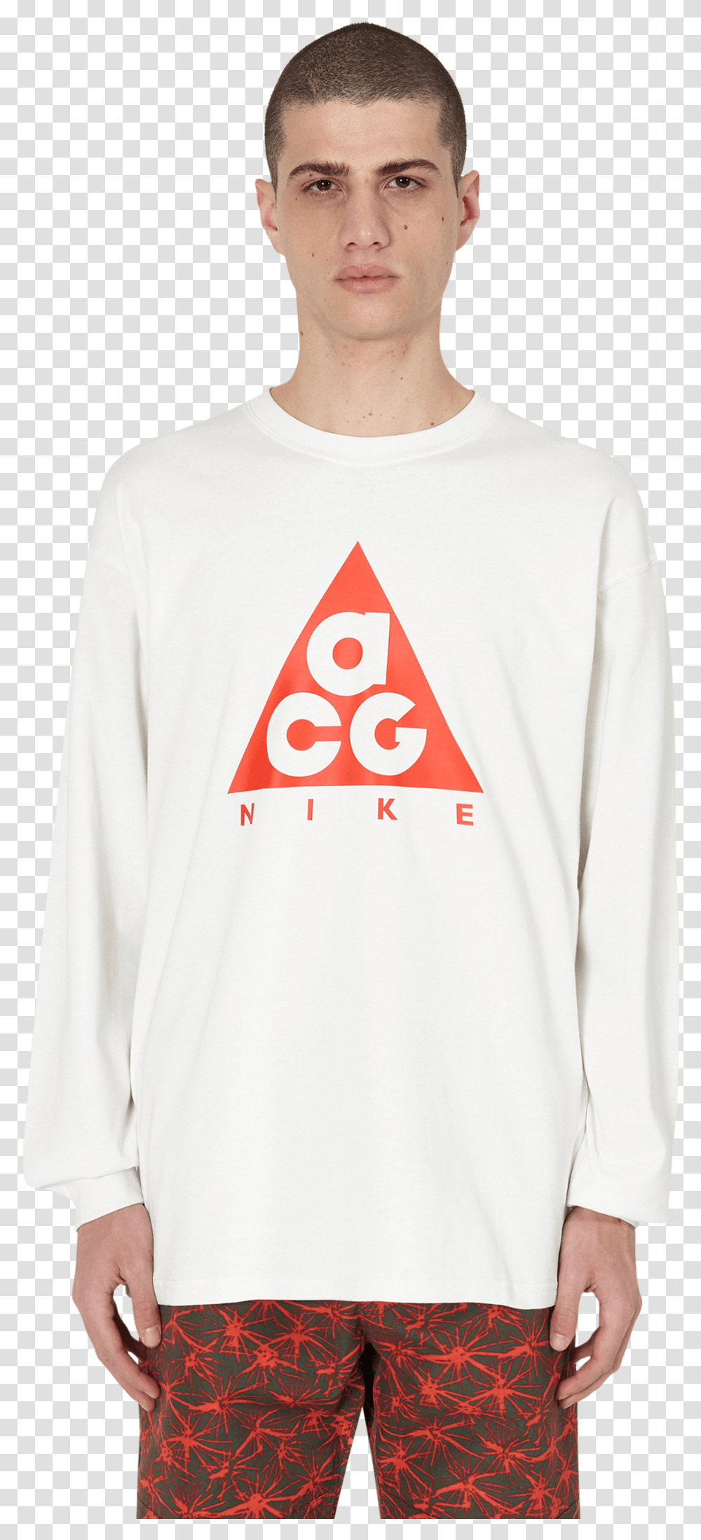 Nike Tier 0 Logo Long Sleeves T Nike Acg, Clothing, Apparel, Person, Human Transparent Png