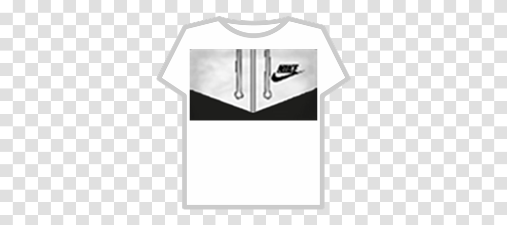 Nike White Hoodie Roblox Nike T Shirt En Roblox, Clothing, Mailbox, T-Shirt, Plot Transparent Png