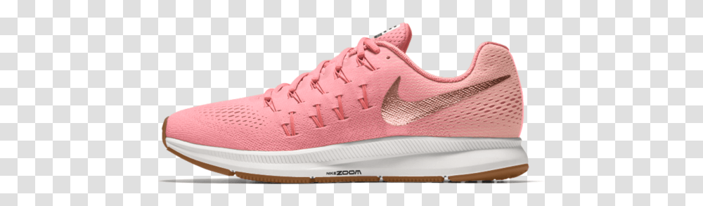 Nike Zoom Pegasus 33 Light Pink, Shoe, Footwear, Apparel Transparent Png