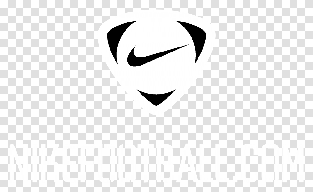 Nikefootball Com Logo Black And White Emblem, Label, Stencil Transparent Png
