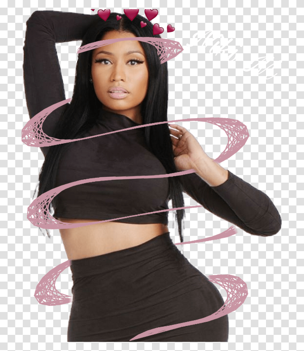 Niki Background Nicki Minaj, Apparel, Person, Hat Transparent Png