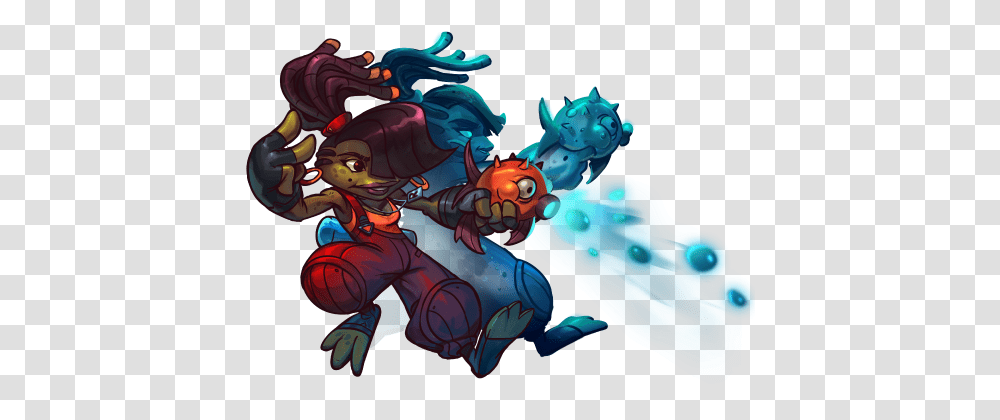 Nikis In Dizzy Awesomenauts, Toy, Graphics, Art, Sea Life Transparent Png
