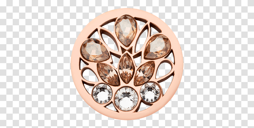 Nikki Lissoni Rose Gold Small Peacock S Tail Coin Brooch, Jewelry, Accessories, Accessory, Ring Transparent Png