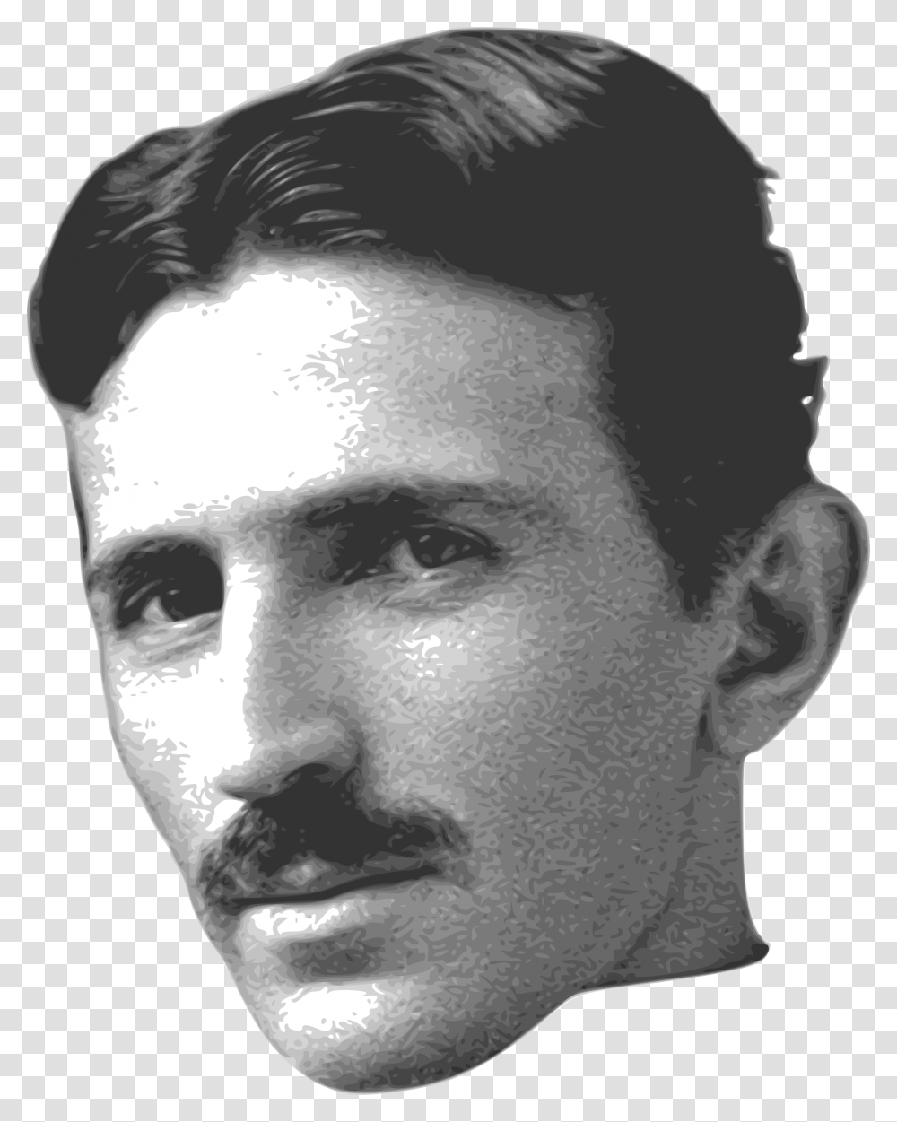 Nikola Tesla Face Clip Arts Nikola Tesla, Head, Person, Human, Jaw Transparent Png