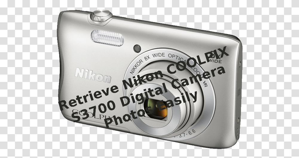Nikon Coolpix S3700 Digital Camera Digital Camera, Electronics, Logo Transparent Png