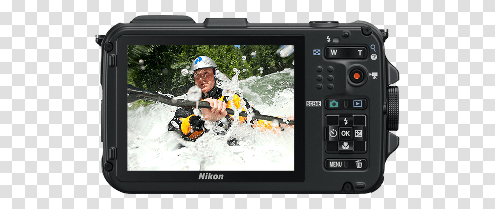 Nikon Coolpix Waterproof, Camera, Electronics, Helmet Transparent Png
