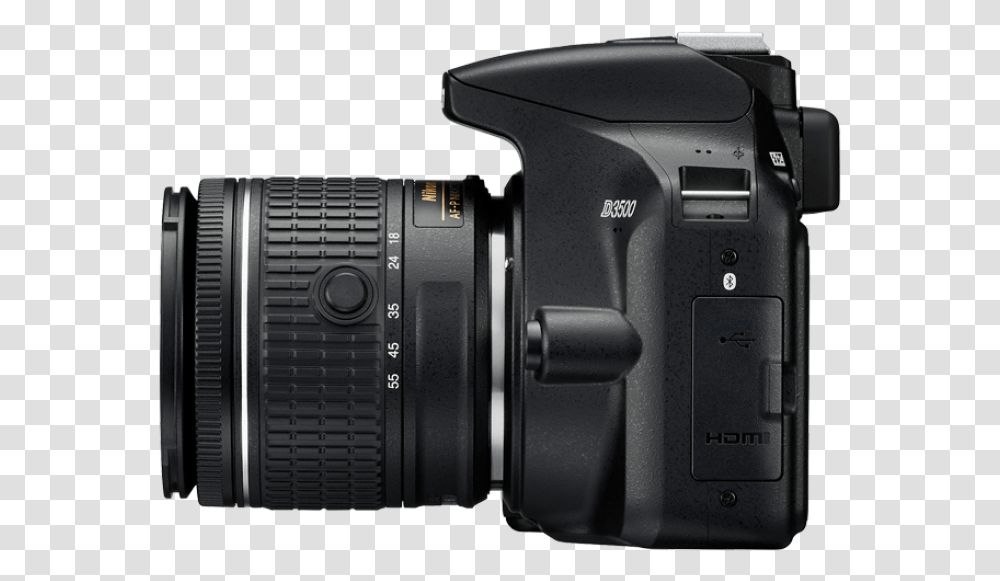Nikon D3500 Dslr Camera With 18 55mm Lens Nikon 18, Electronics, Video Camera, Digital Camera, Camera Lens Transparent Png
