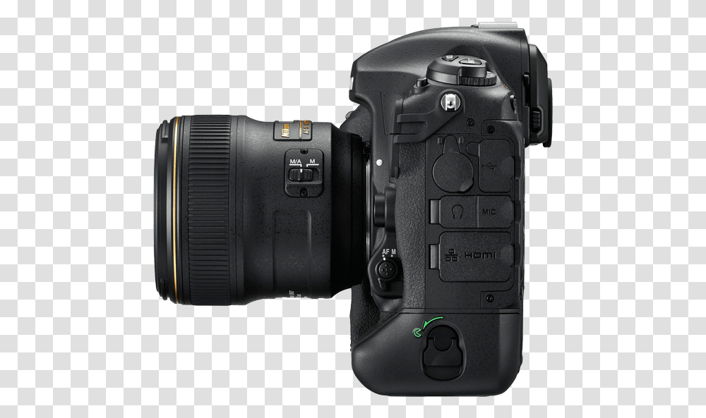 Nikon D5 Side View, Camera, Electronics, Video Camera, Digital Camera Transparent Png