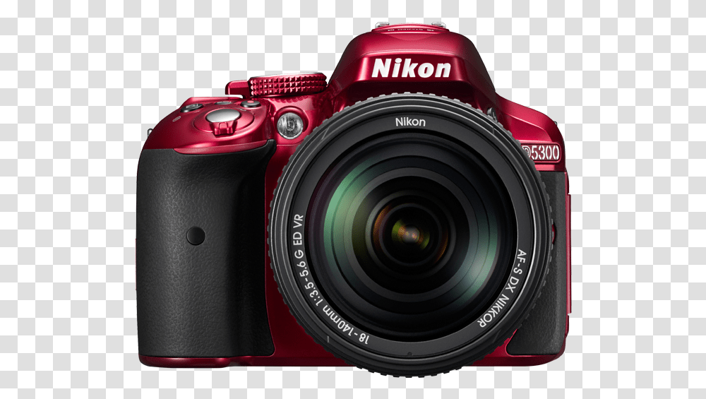 Nikon D5300 Nikon D5300 Rossa, Camera, Electronics, Digital Camera Transparent Png