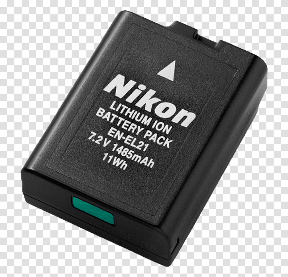 Nikon En El21 Rechargeable Li Ion Battery Nikon, Adapter, Passport, Id Cards, Document Transparent Png