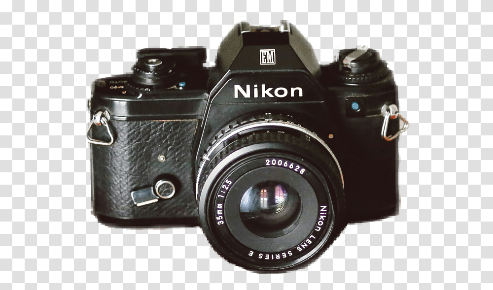 Nikon Vintage Camera Sticker Black Marco Zero Square, Electronics, Digital Camera Transparent Png