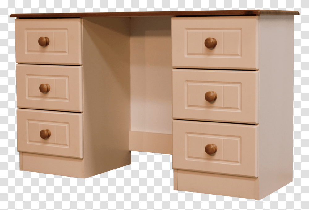 Nile Doub Ped Dressing Table Dressing Table Hd, Furniture, Drawer, Mailbox, Letterbox Transparent Png