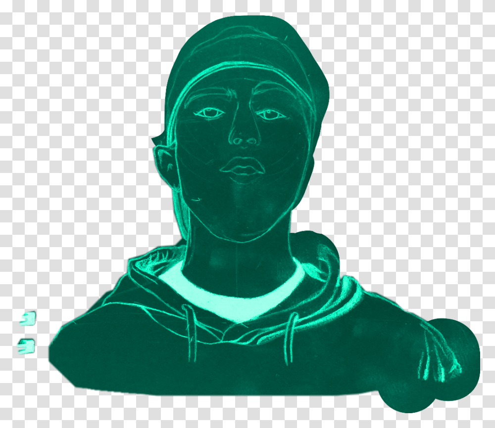 Nimo Bust, Green, Person, Human, X-Ray Transparent Png
