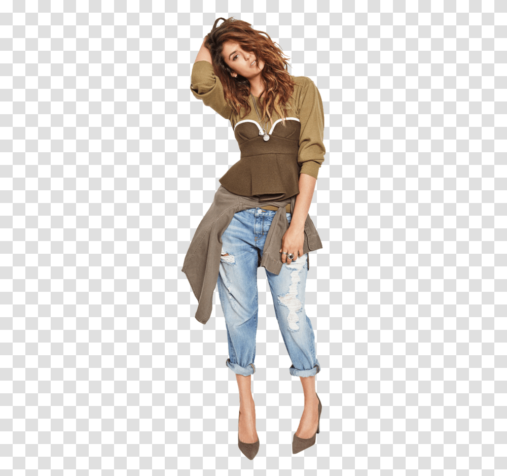 Nina Dobrev Photoshoot, Pants, Person, Jeans Transparent Png