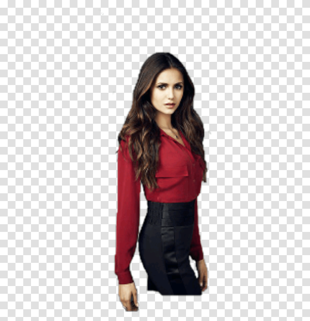 Nina Dobrev Vampire Diaries Season, Female, Person, Dress Transparent Png