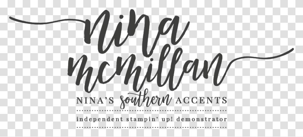 Nina S Southern Accents Calligraphy, Handwriting, Letter, Poster Transparent Png