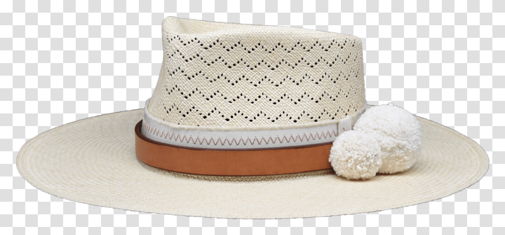 Ninakuru Long Brim Panama Hat With Artisanal Crown Crochet, Home Decor, Apparel, Furniture Transparent Png