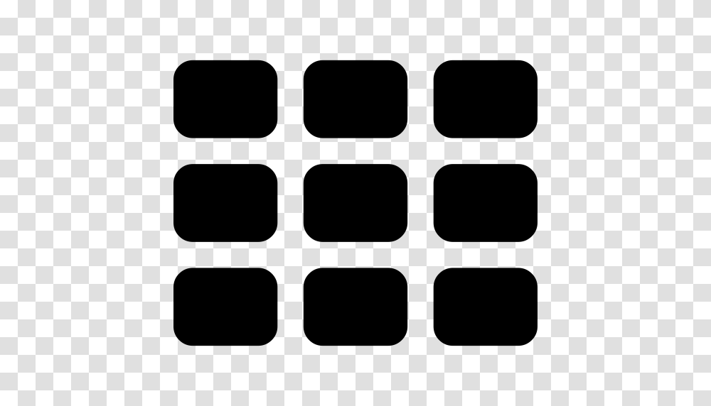 Nine Black Tiles Nine Number Icon With And Vector Format, Gray, World Of Warcraft Transparent Png