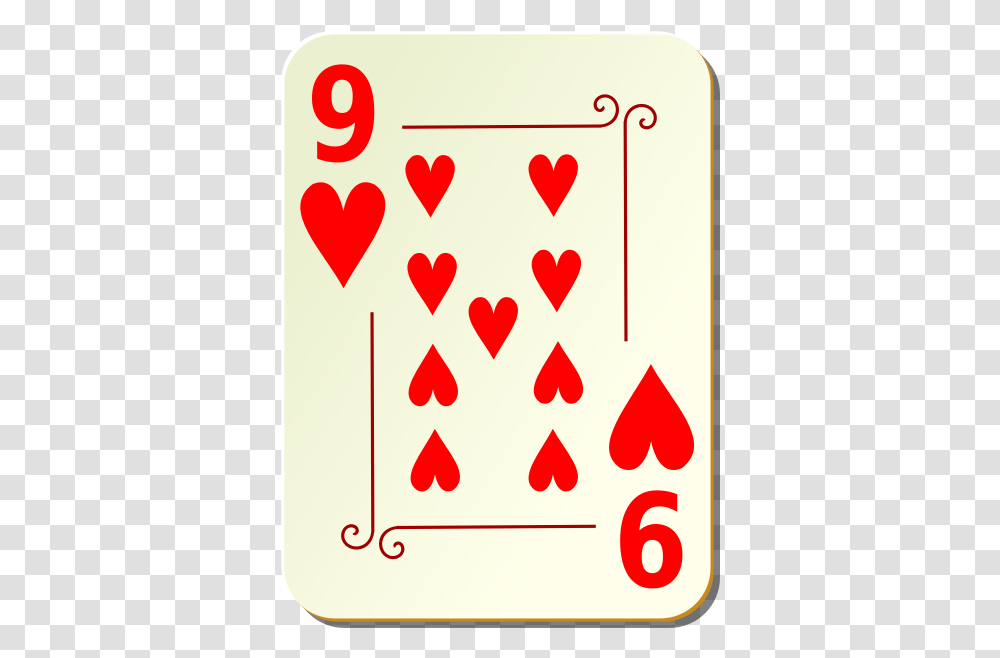 Nine Of Hearts Vector Image 9 On A Deck Of Cards, Advertisement, Poster, Paper Transparent Png