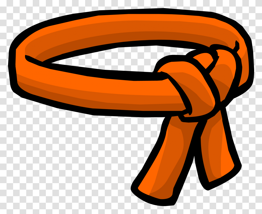 Ninja Clipart Belt Free For Download Orange Belt, Axe, Tool, Banana, Fruit Transparent Png